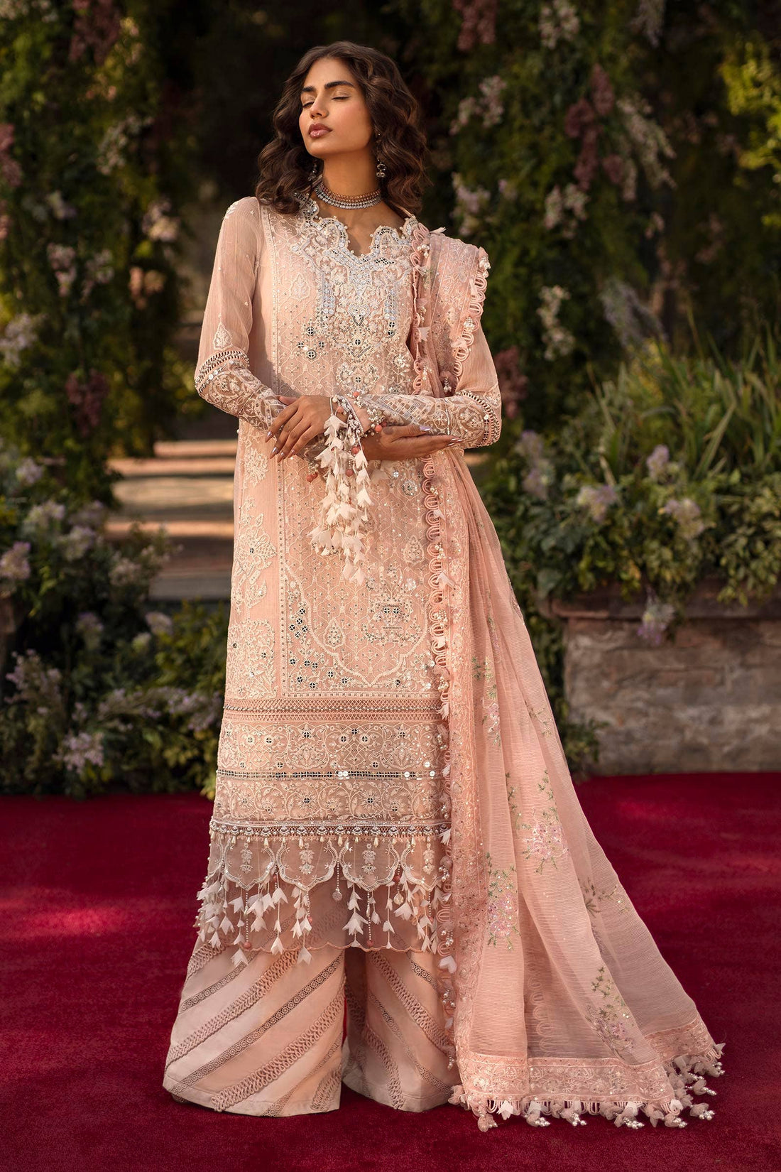 Sana Safinaz | Luxury Collection 24 | L241-006A-3CV by Designer Sana Safinaz - House of Maryam - Pakistani Designer Ethnic Wear in {{ shop.shopifyCountryName }}