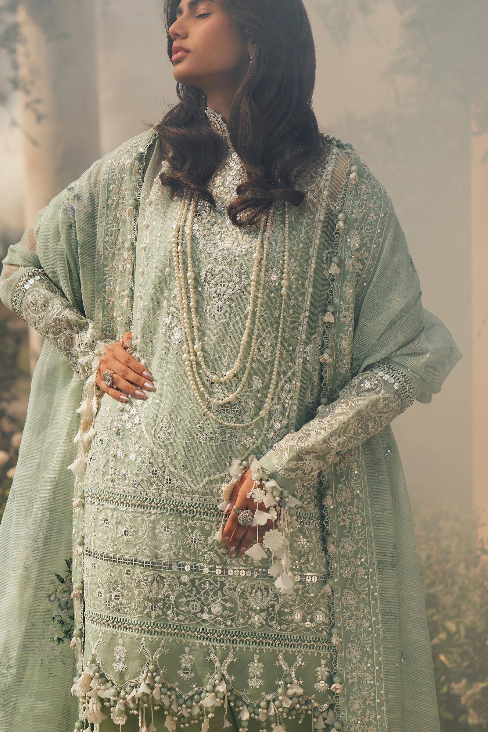 Sana Safinaz | Luxury Collection 24 | L241-006B-3CV -  Sana Safinaz Luxury -  House of Maryam