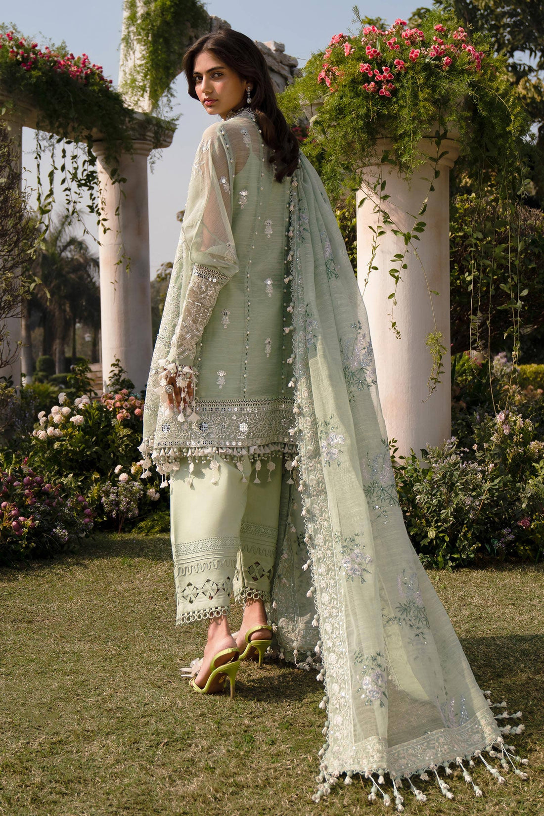 Sana Safinaz | Luxury Collection 24 | L241-006B-3CV by Designer Sana Safinaz - House of Maryam - Pakistani Designer Ethnic Wear in {{ shop.shopifyCountryName }}