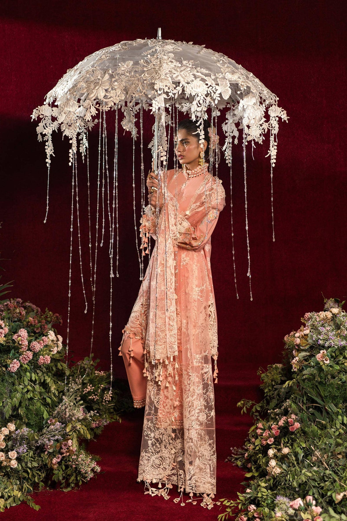 Sana Safinaz | Luxury Collection 24 | L241-007A-3CT -  Sana Safinaz Luxury - Original Designer Dress - House of Maryam