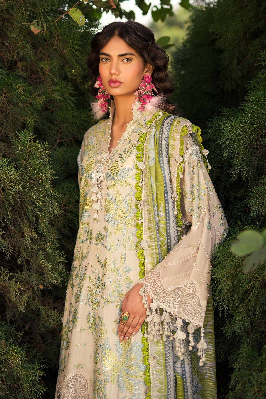 Sana Safinaz | Luxury Collection 24 | L241-008A-3CV by Designer Sana Safinaz - House of Maryam - Pakistani Designer Ethnic Wear in {{ shop.shopifyCountryName }}