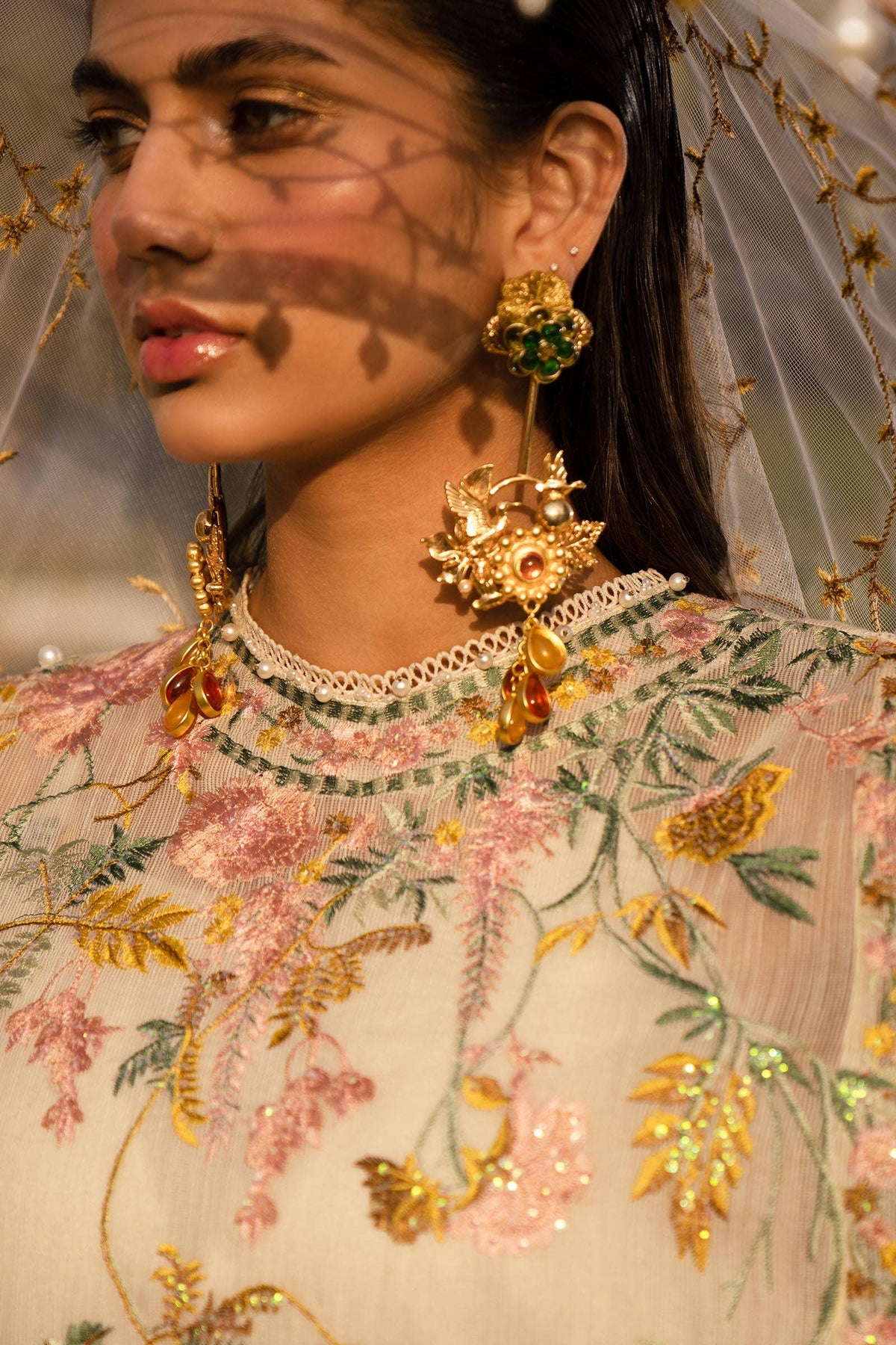Sana Safinaz | Luxury Collection 24 | L241-009A-3CT -  Sana Safinaz Luxury - Original Designer Dress - House of Maryam