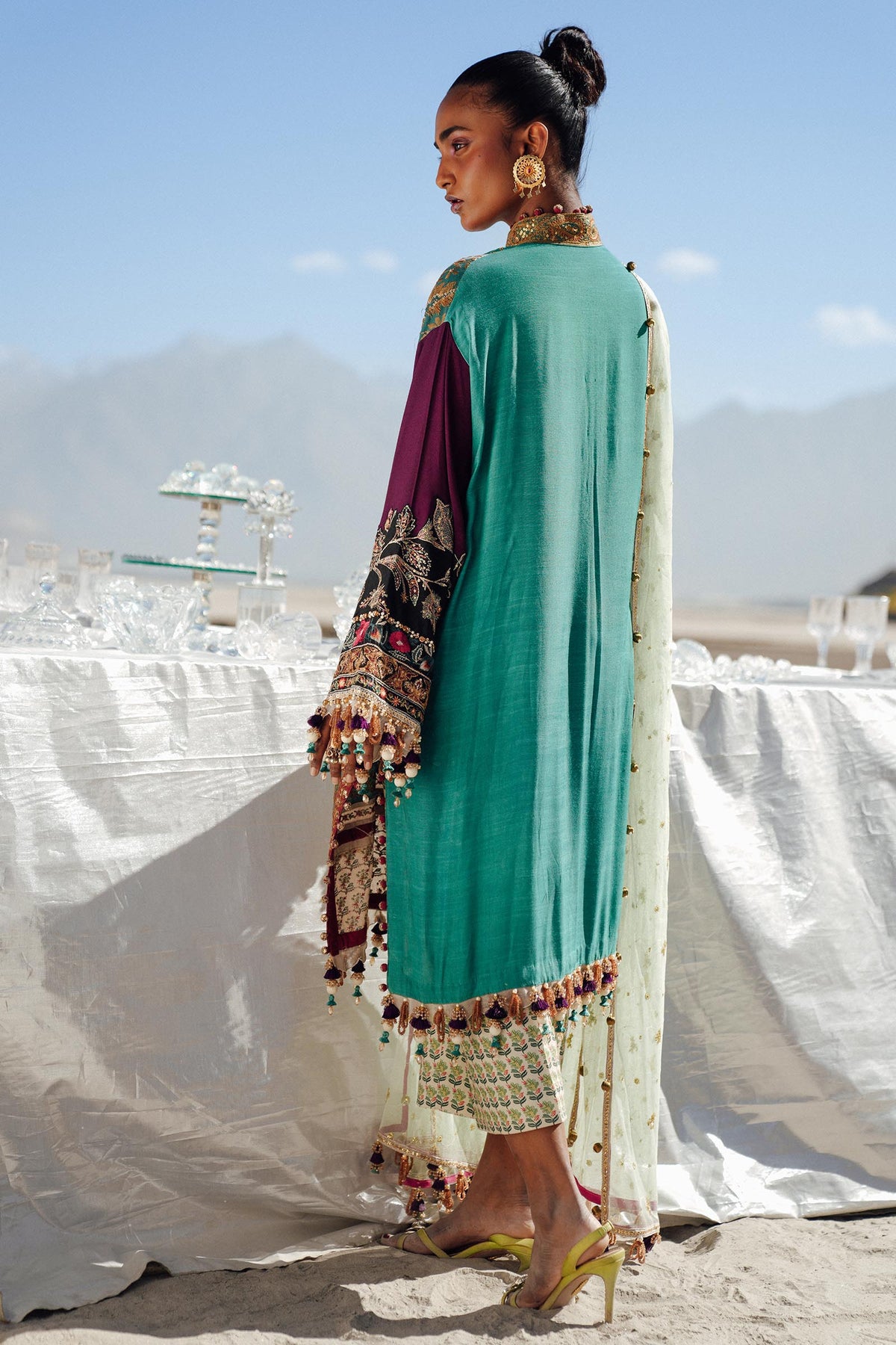 Sana Safinaz | Winter Shawl 24 | S241-004A-3CP -  Sana Safinaz Ladies Clothes - Original Designer Dress - House of Maryam