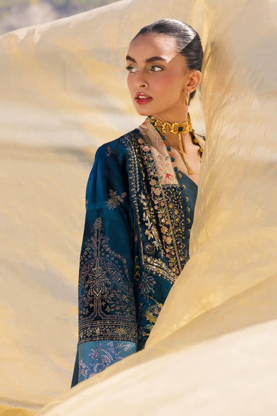 Sana Safinaz | Winter Shawl 24 | Velvet V241-003-3CP -  Sana Safinaz Ladies Clothes - Original Designer Dress - House of Maryam
