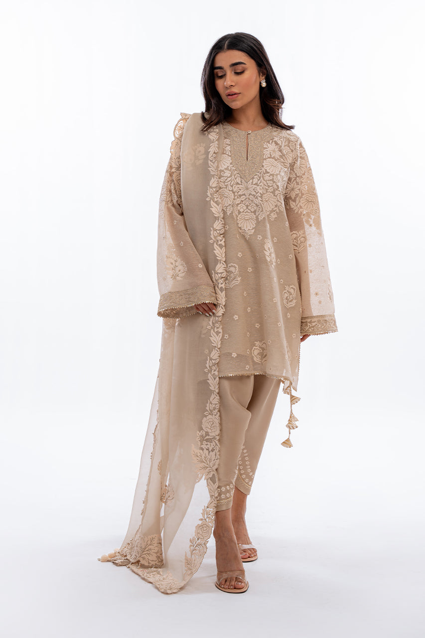 Sania Maskatiya | Eid Collection | Jinani (A) by Designer Sania Maskatiya - House of Maryam - Pakistani Designer Ethnic Wear in {{ shop.shopifyCountryName }}