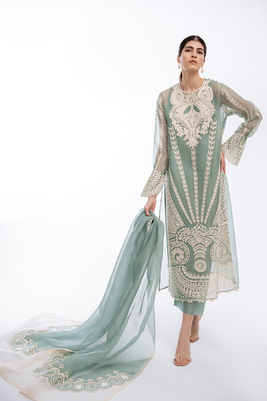 Sania Maskatiya | Eid Collection | Layan (B) -  Sania Maskatiya Formal - Original Designer Dress - House of Maryam