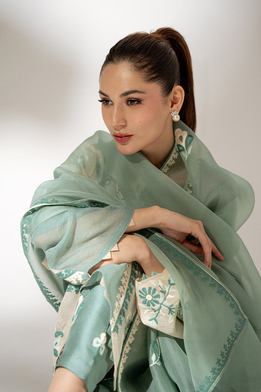 Sania Maskatiya | Eid Collection | Lulu (B) -  Sania Maskatiya Formal - Original Designer Dress - House of Maryam