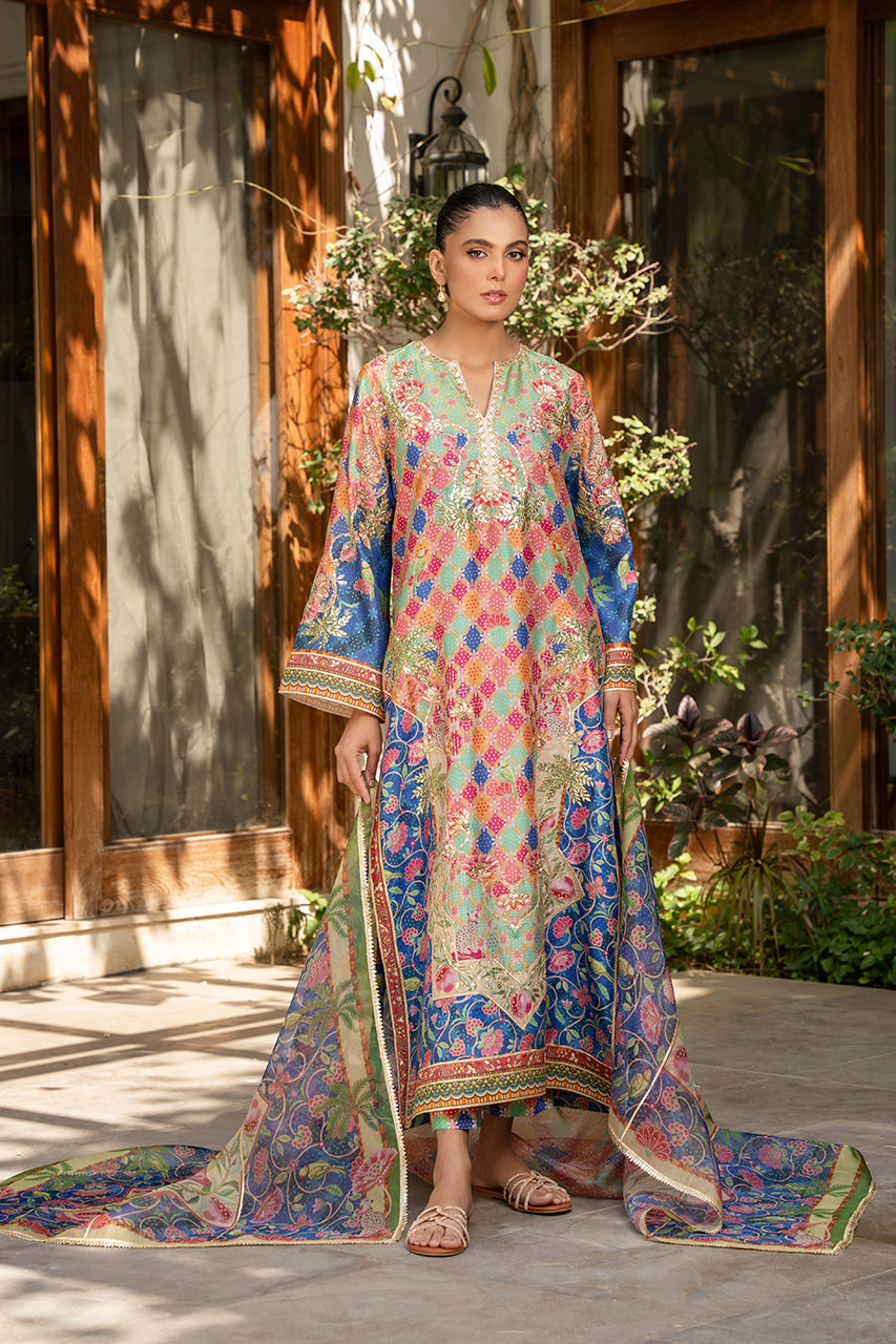 Sania Maskatiya | Eid Collection | Aliza (C) by Designer Sania Maskatiya - House of Maryam - Pakistani Designer Ethnic Wear in {{ shop.shopifyCountryName }}