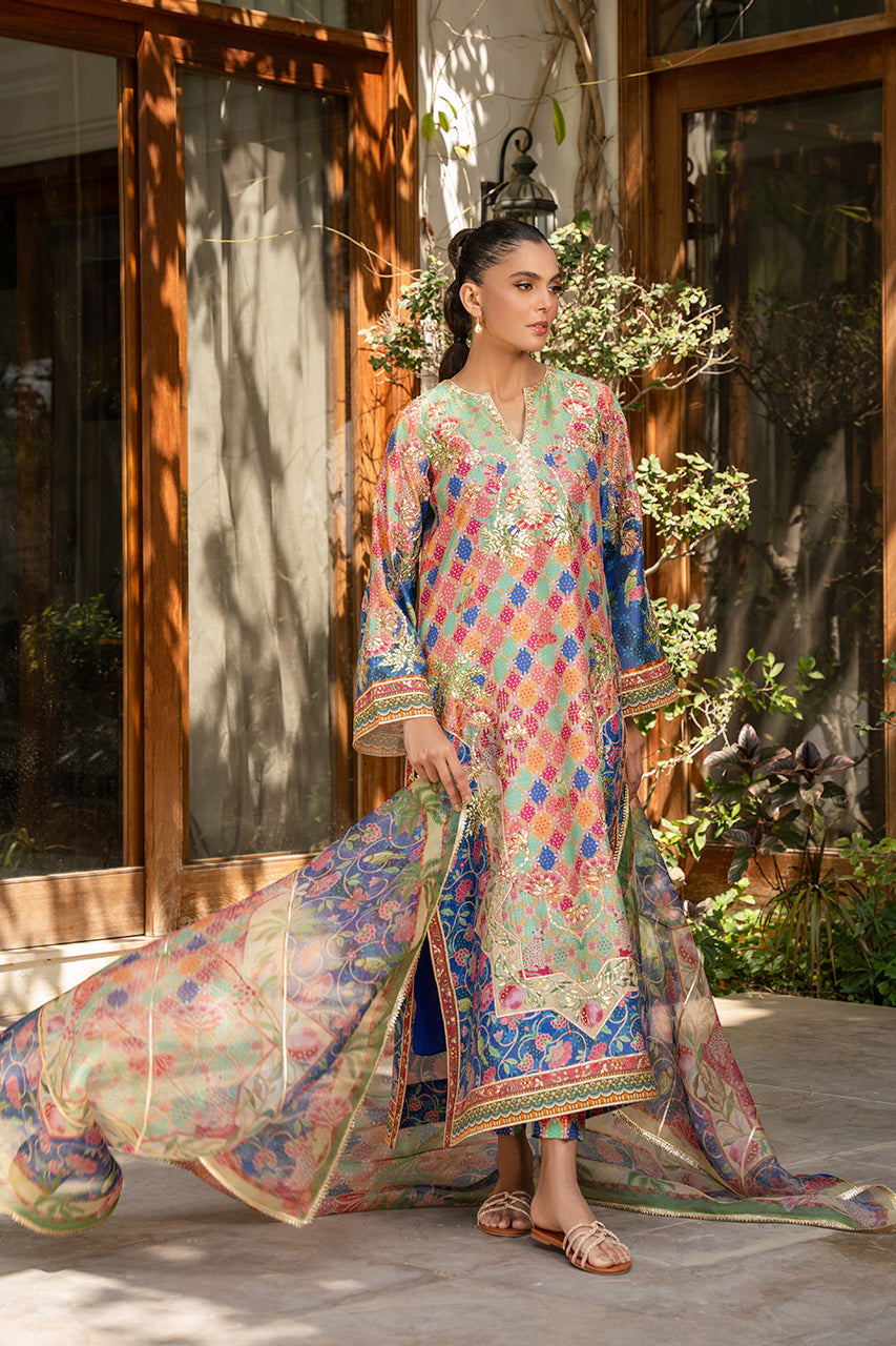 Sania Maskatiya | Eid Collection | Aliza (C) by Designer Sania Maskatiya - House of Maryam - Pakistani Designer Ethnic Wear in {{ shop.shopifyCountryName }}