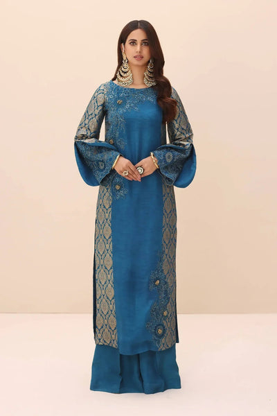 Musferah Saad | Ethereal Embrace | Sapphire Elegance