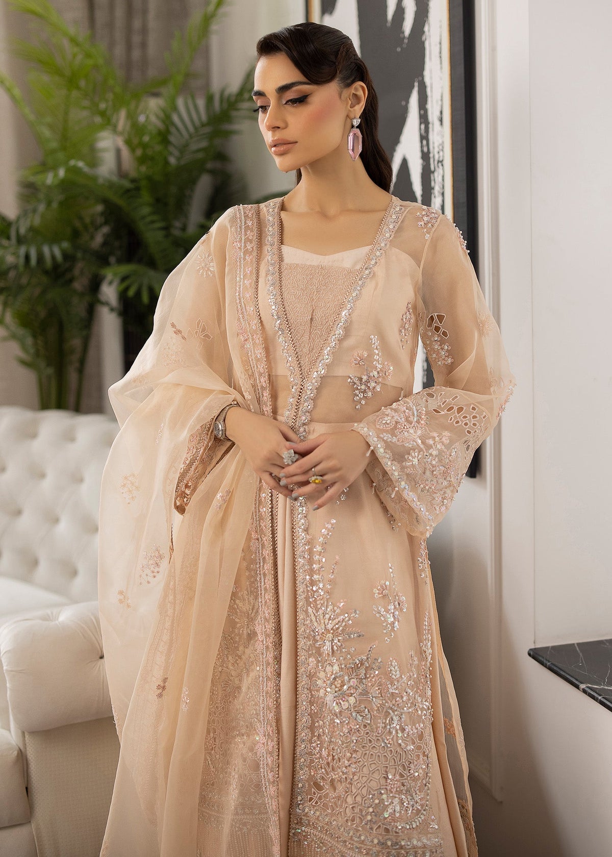 Sardinia | La More 24 | Peach Blossom -  Sardinia Ladies Clothes - Original Designer Dress - House of Maryam