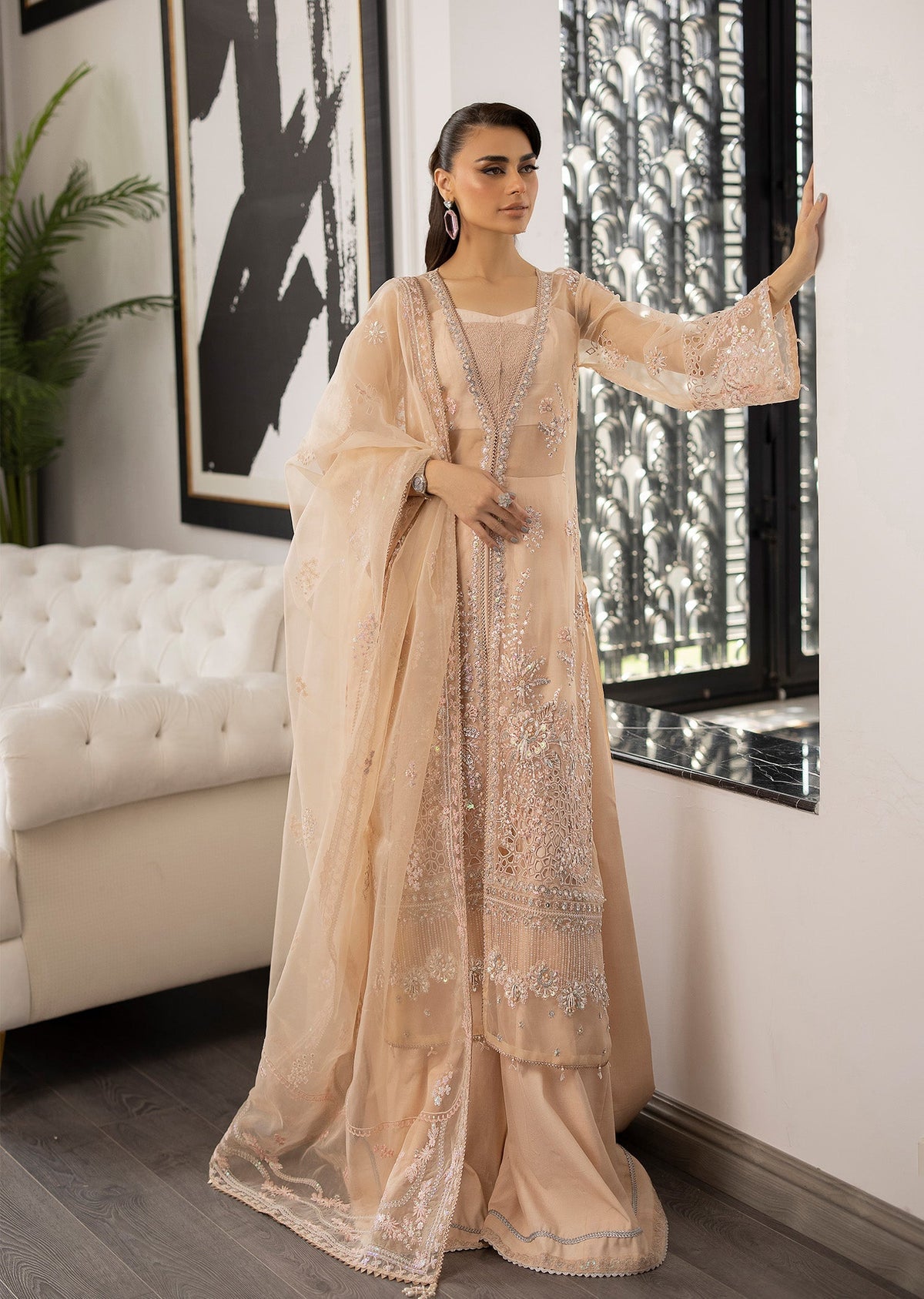 Sardinia | La More 24 | Peach Blossom -  Sardinia Ladies Clothes - Original Designer Dress - House of Maryam