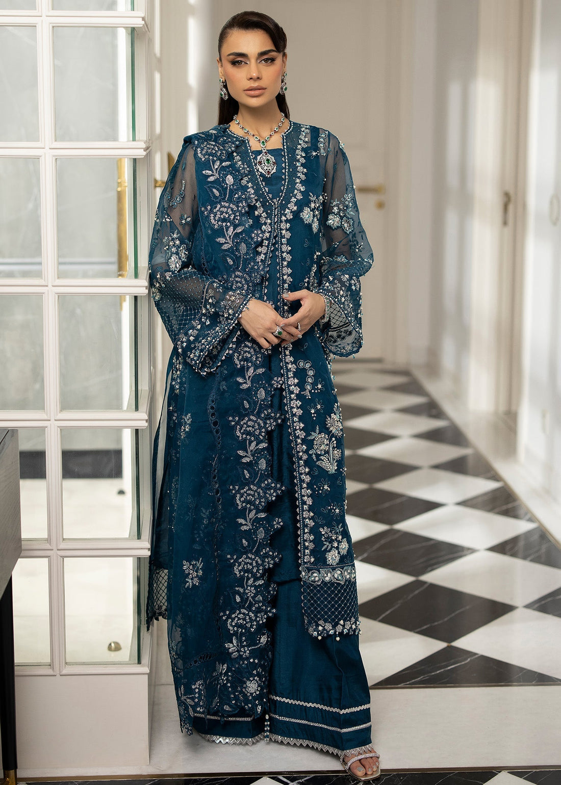 Sardinia | La More 24 | Blue Mirage by Designer Sardinia - House of Maryam - Pakistani Designer Ethnic Wear in {{ shop.shopifyCountryName }}