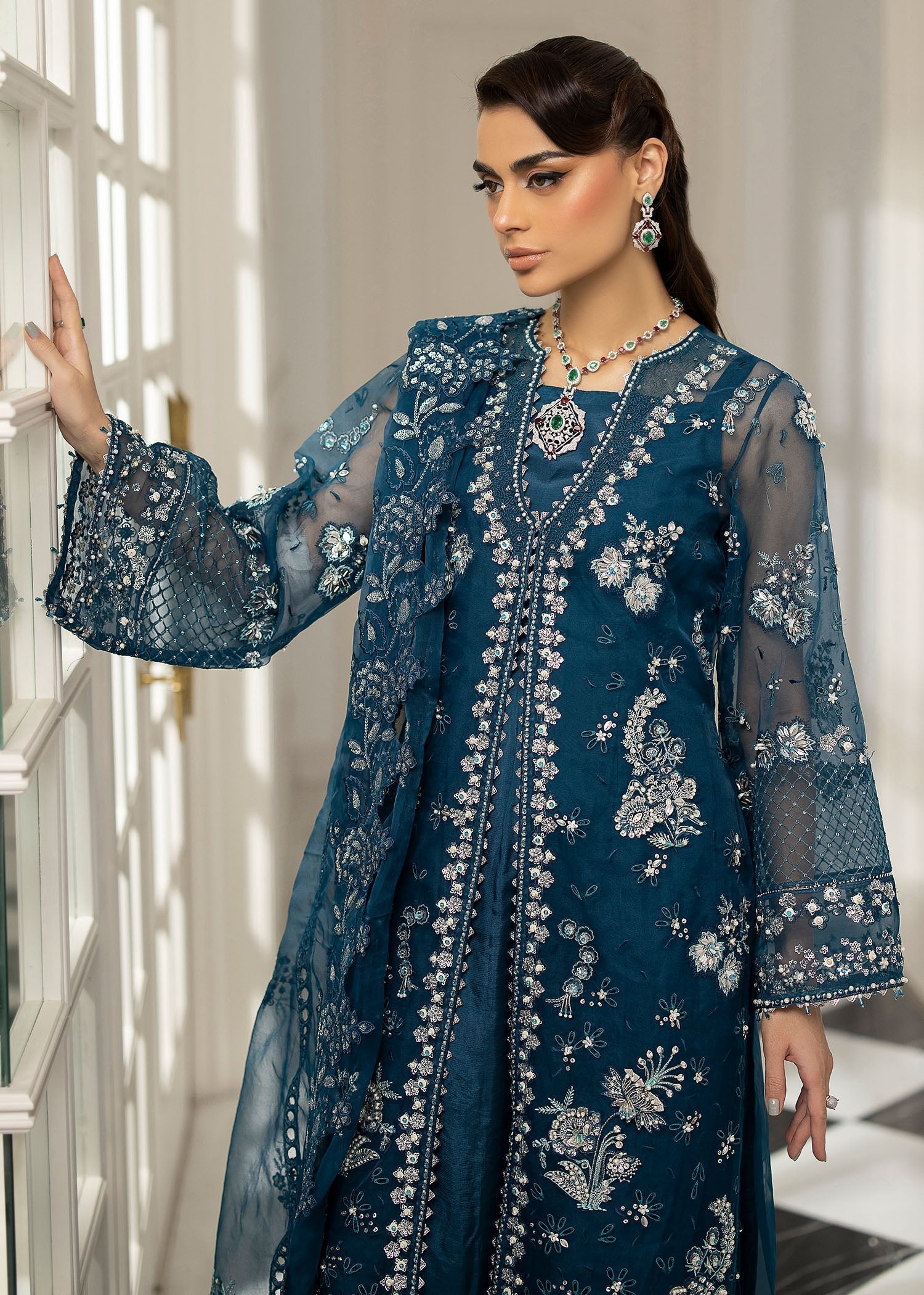 Sardinia | La More 24 | Blue Mirage by Designer Sardinia - House of Maryam - Pakistani Designer Ethnic Wear in {{ shop.shopifyCountryName }}