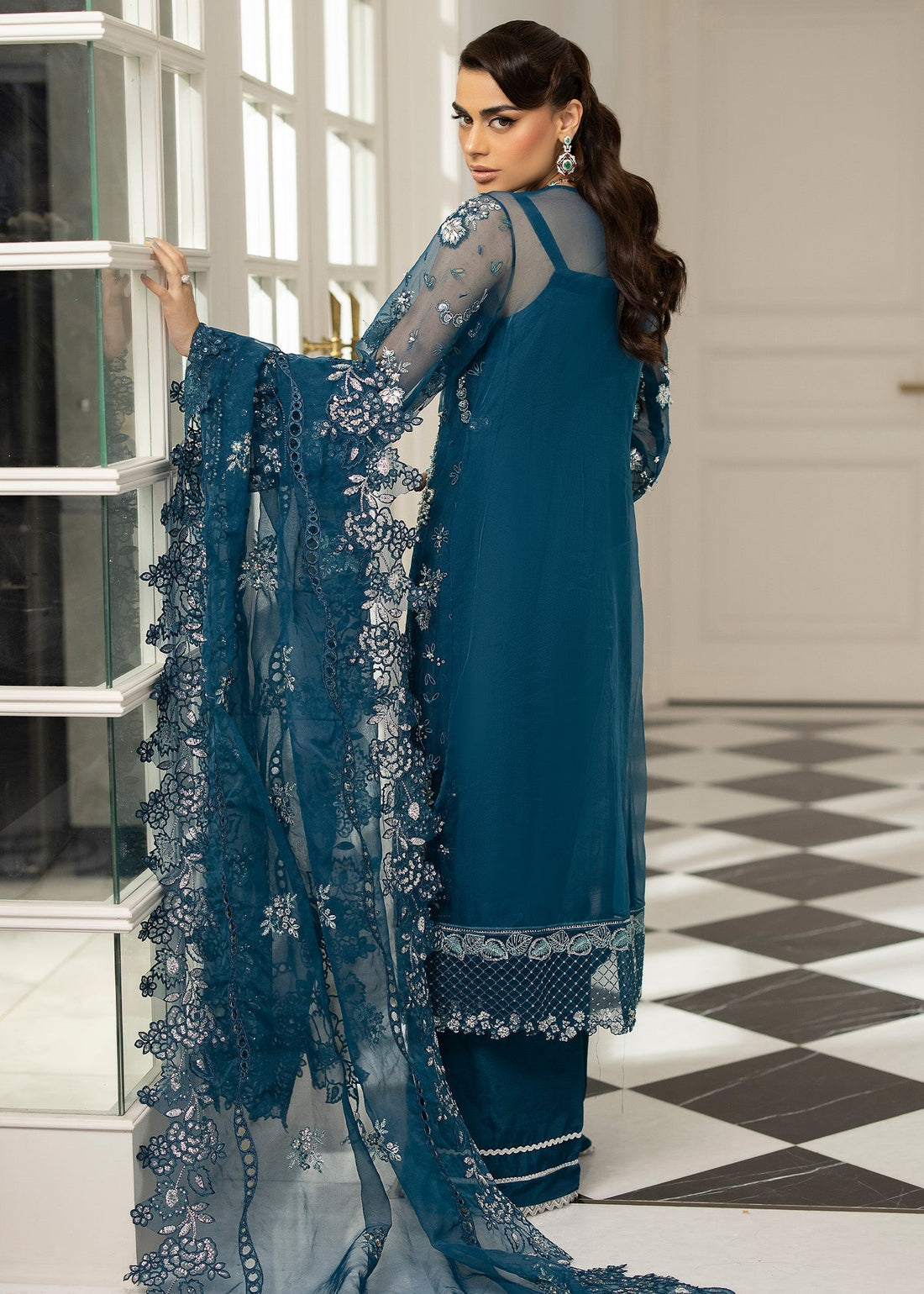 Sardinia | La More 24 | Blue Mirage by Designer Sardinia - House of Maryam - Pakistani Designer Ethnic Wear in {{ shop.shopifyCountryName }}