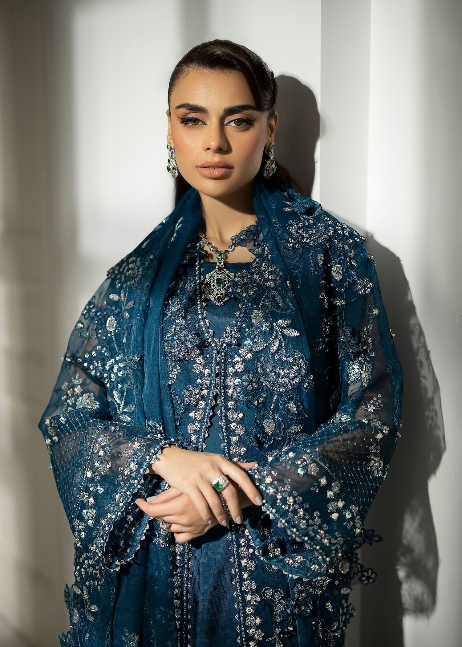 Sardinia | La More 24 | Blue Mirage by Designer Sardinia - House of Maryam - Pakistani Designer Ethnic Wear in {{ shop.shopifyCountryName }}