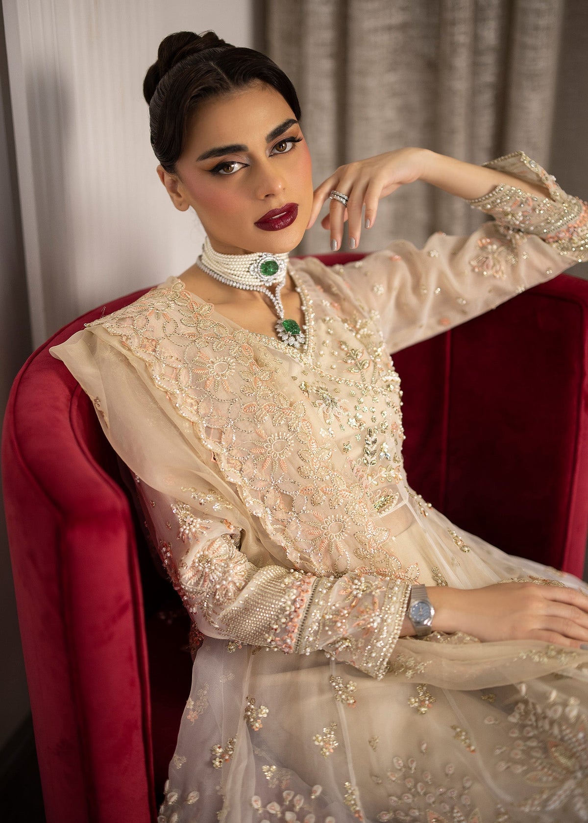 Sardinia | La More 24 | Golden Whisper -  Sardinia Ladies Clothes - Original Designer Dress - House of Maryam