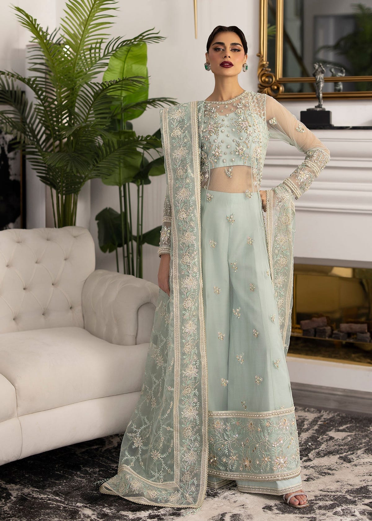 Sardinia | La More 24 | Ocean Mist -  Sardinia Ladies Clothes - Original Designer Dress - House of Maryam