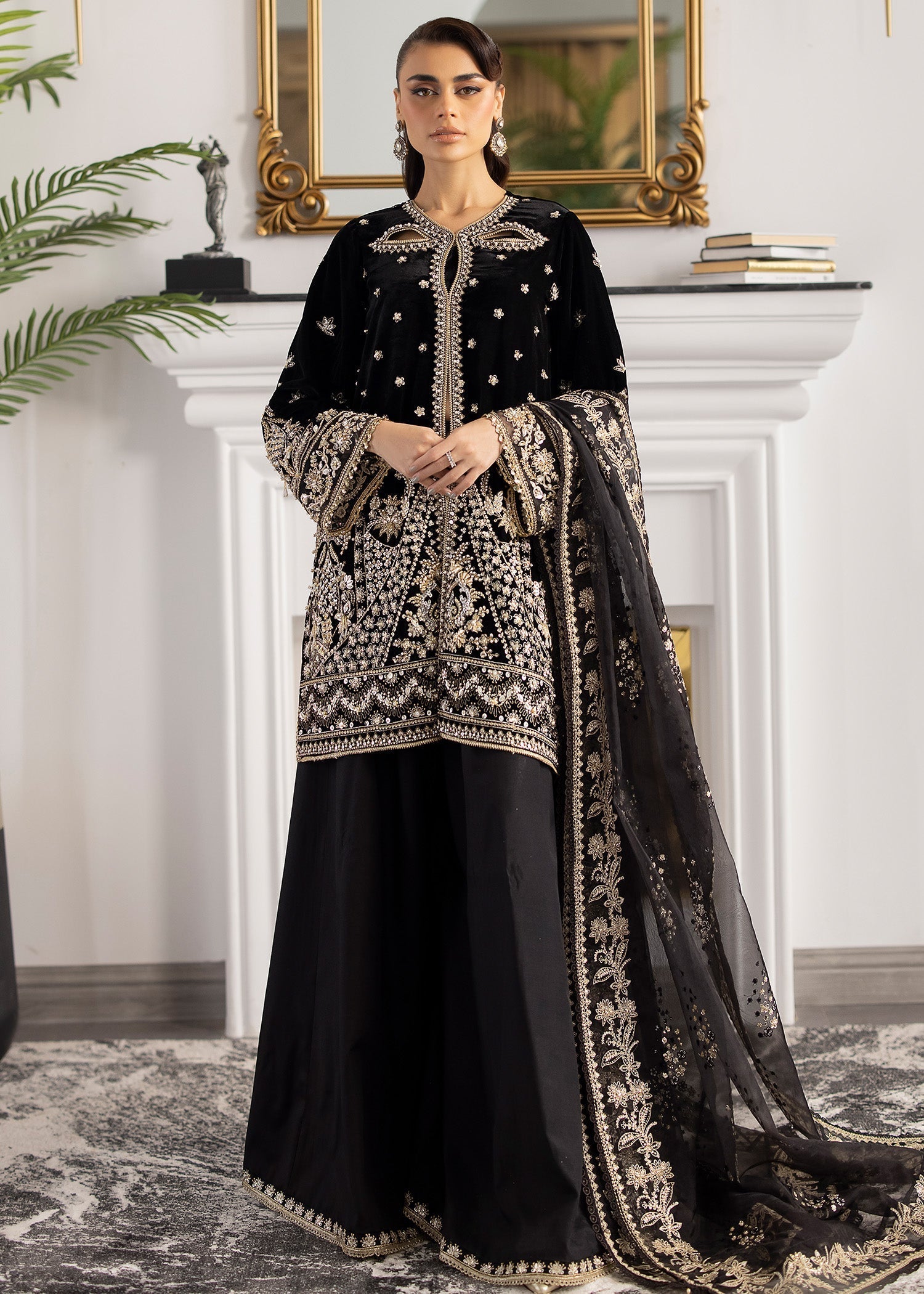 Sardinia | La More 24 | Midnight Lush by Designer Sardinia - House of Maryam - Pakistani Designer Ethnic Wear in {{ shop.shopifyCountryName }}