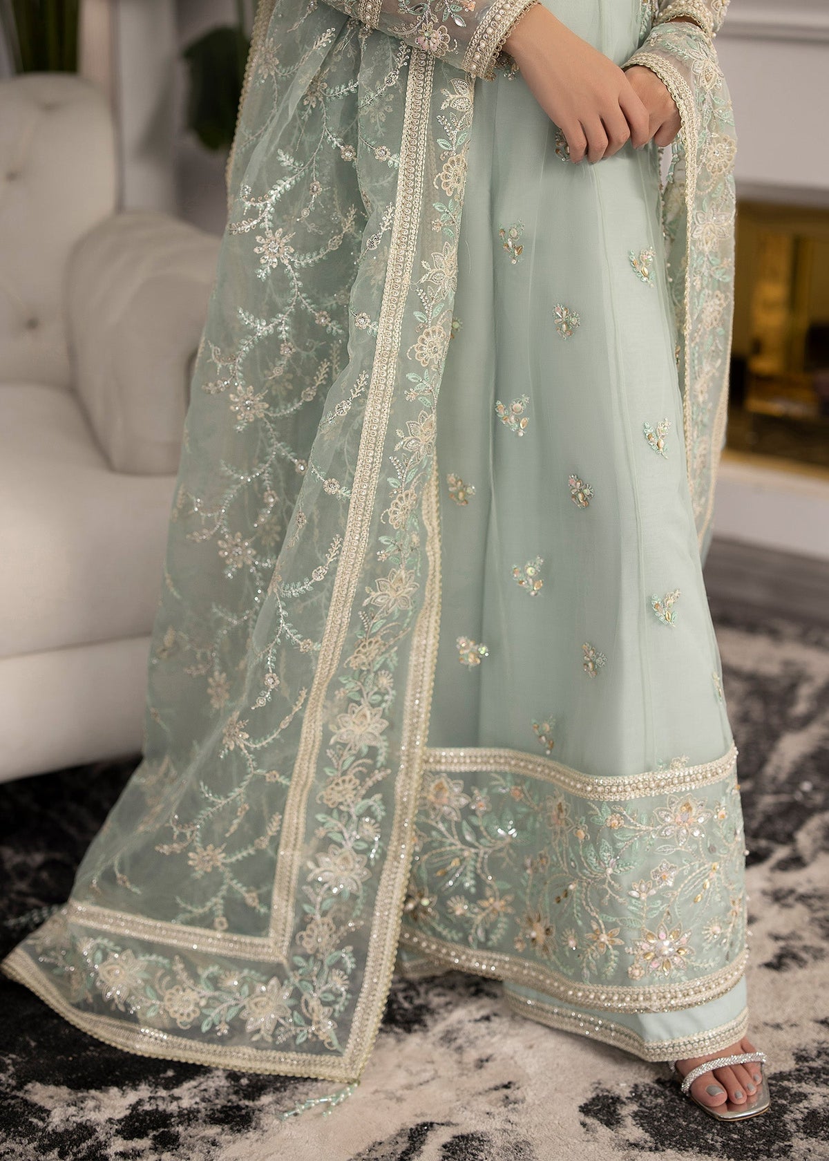 Sardinia | La More 24 | Ocean Mist -  Sardinia Ladies Clothes - Original Designer Dress - House of Maryam