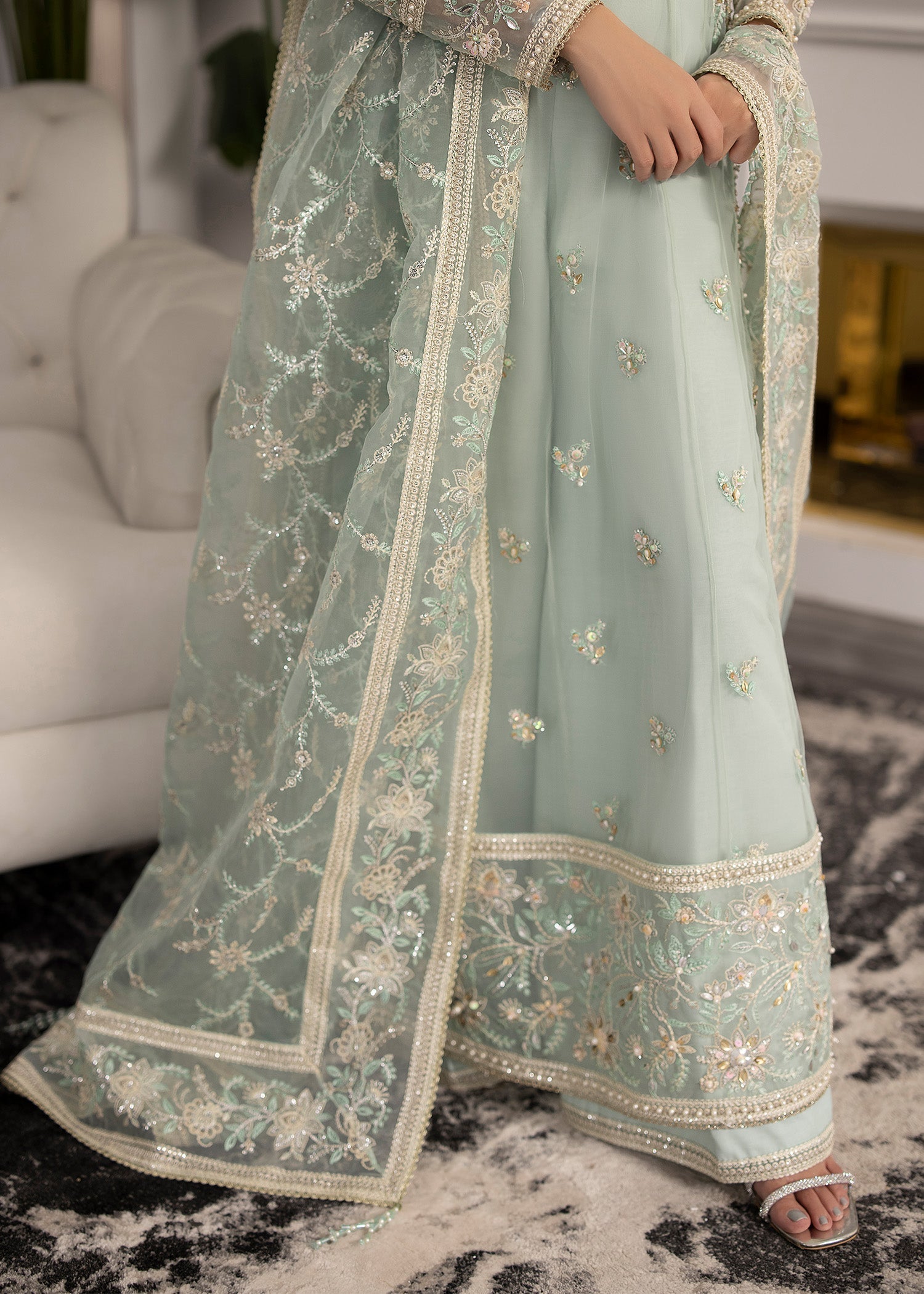 Sardinia | La More 24 | Ocean Mist by Designer Sardinia - House of Maryam - Pakistani Designer Ethnic Wear in {{ shop.shopifyCountryName }}