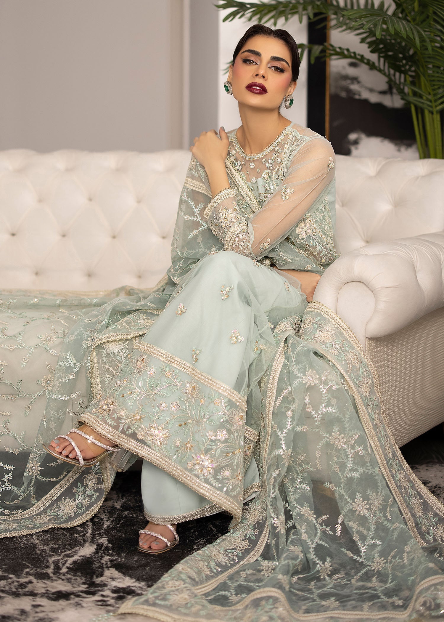 Sardinia | La More 24 | Ocean Mist by Designer Sardinia - House of Maryam - Pakistani Designer Ethnic Wear in {{ shop.shopifyCountryName }}