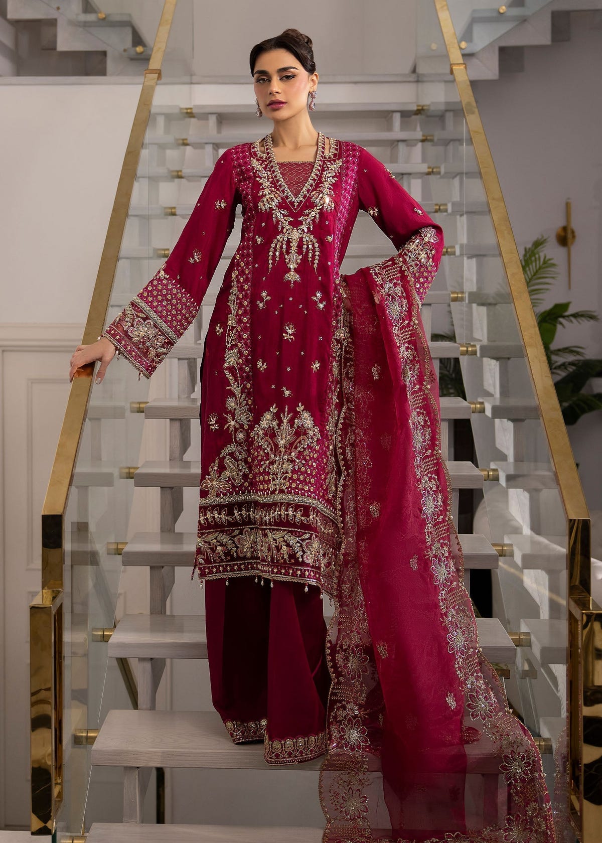 Sardinia | La More 24 | Scarlet dream -  Sardinia Ladies Clothes - Original Designer Dress - House of Maryam