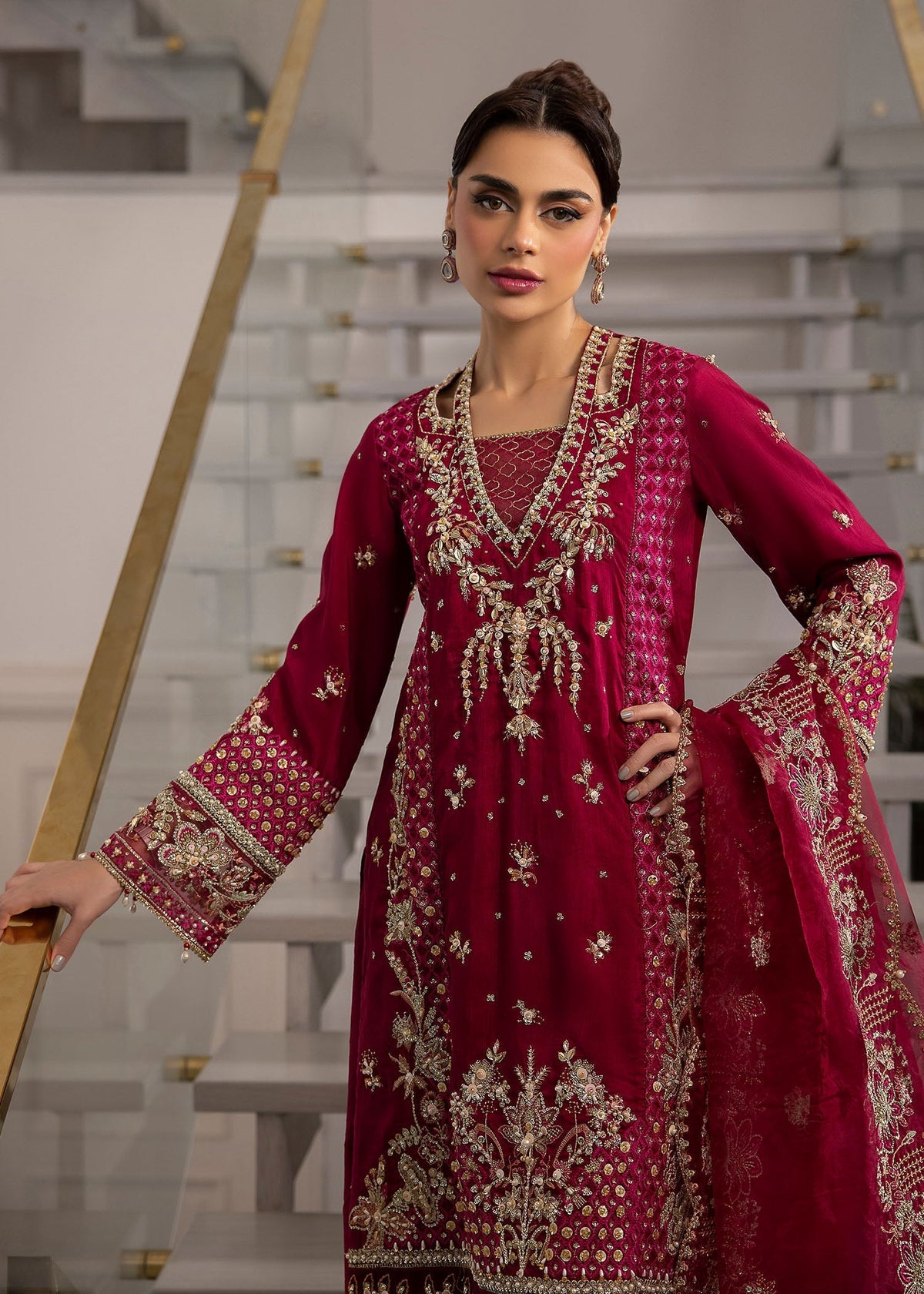 Sardinia | La More 24 | Scarlet dream -  Sardinia Ladies Clothes - Original Designer Dress - House of Maryam
