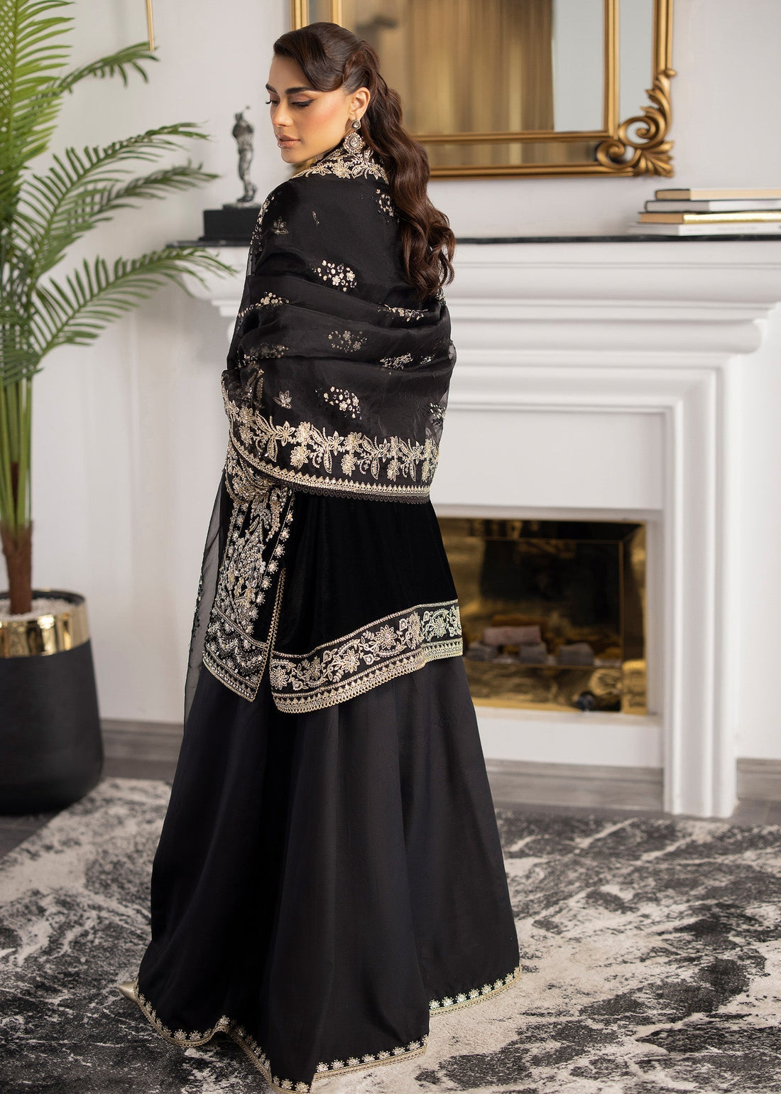 Sardinia | La More 24 | Midnight Lush by Designer Sardinia - House of Maryam - Pakistani Designer Ethnic Wear in {{ shop.shopifyCountryName }}