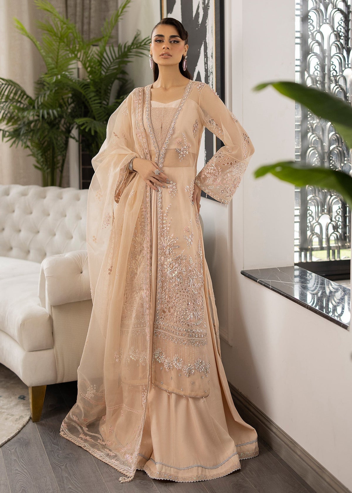 Sardinia | La More 24 | Peach Blossom -  Sardinia Ladies Clothes - Original Designer Dress - House of Maryam