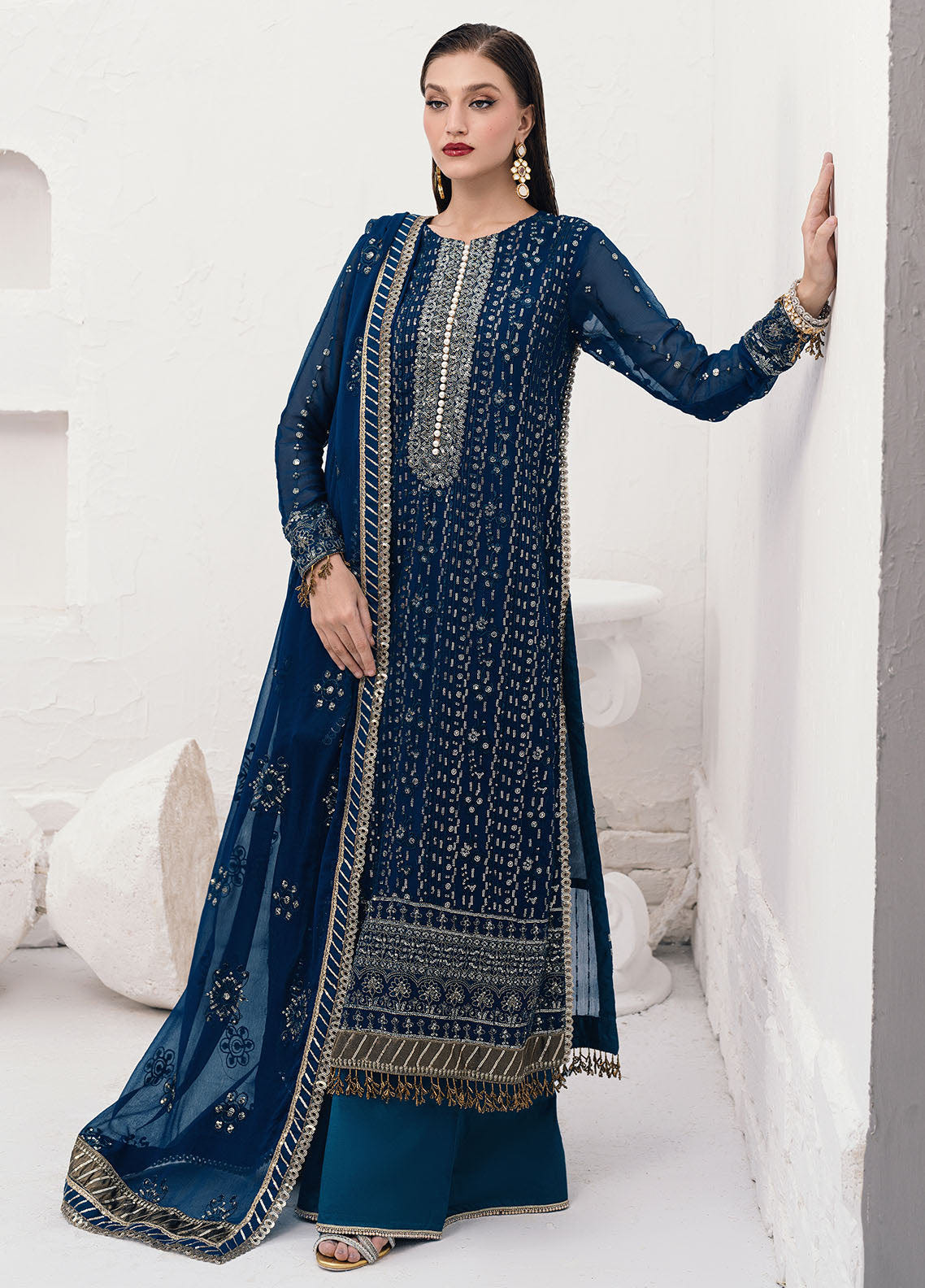 Sahane | Savoir Luxury Formals Savoir | CT-140004 Ashen - Savoir -  Sahane Formal - Original Designer Dress - House of Maryam