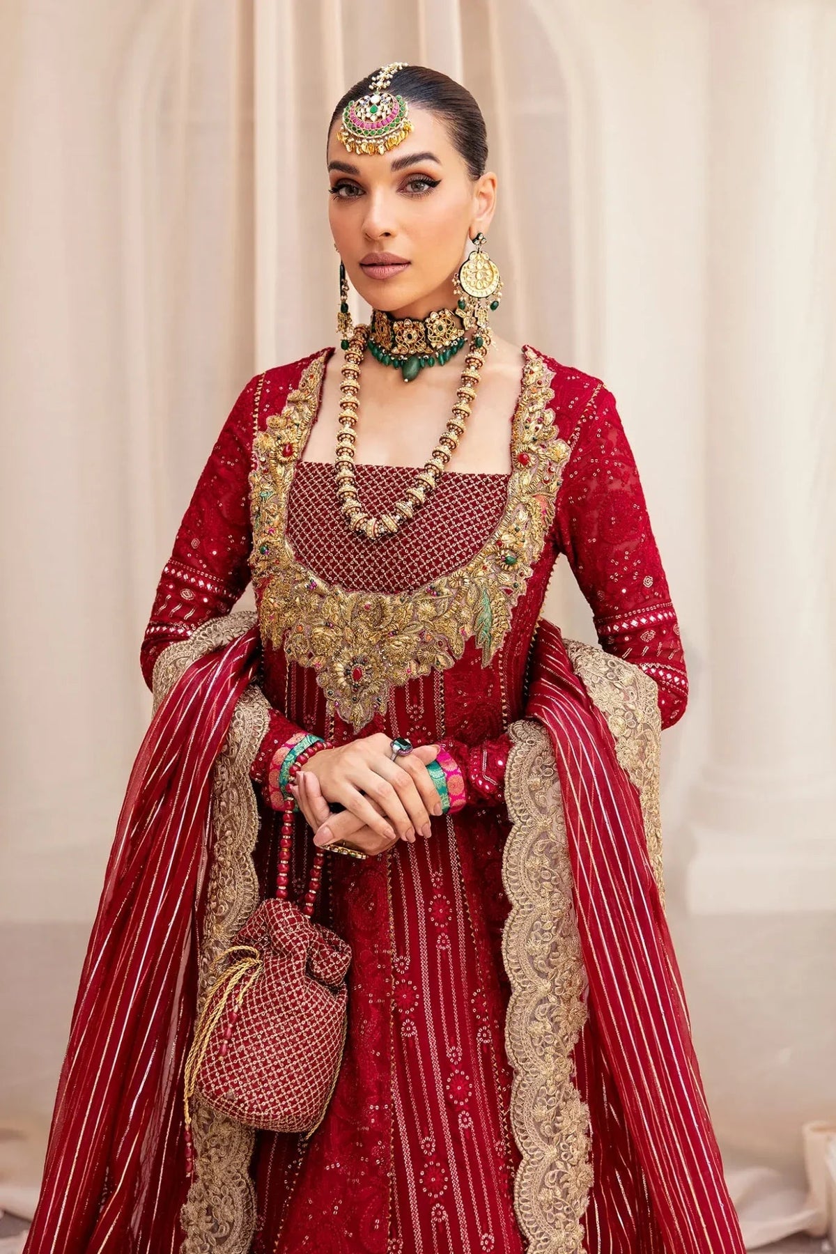 Musferah Saad | Symphony Wedding Formals | Scarlet Elegance-3