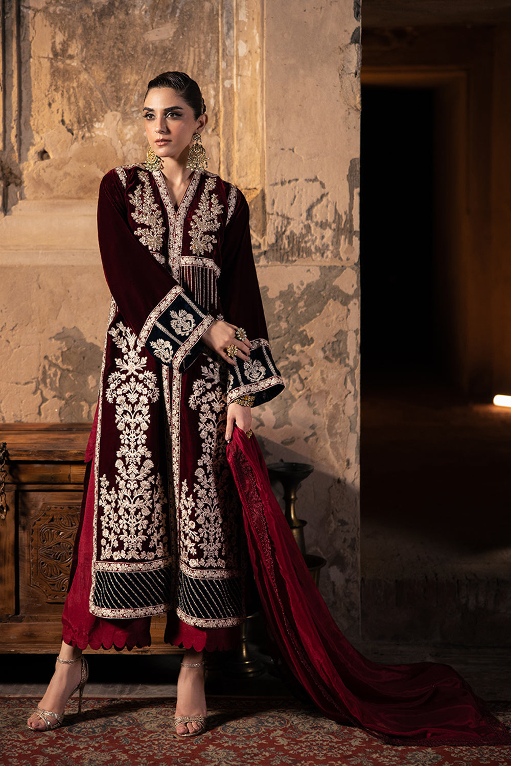Azure | Vogue Formals | Scarlet Majesty -  Azure Ladies Clothes - Original Designer Dress - House of Maryam