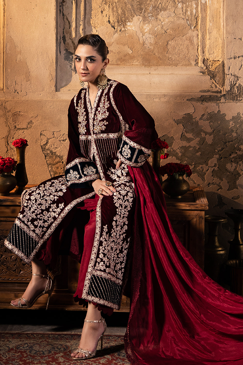 Azure | Vogue Formals | Scarlet Majesty -  Azure Ladies Clothes -  House of Maryam