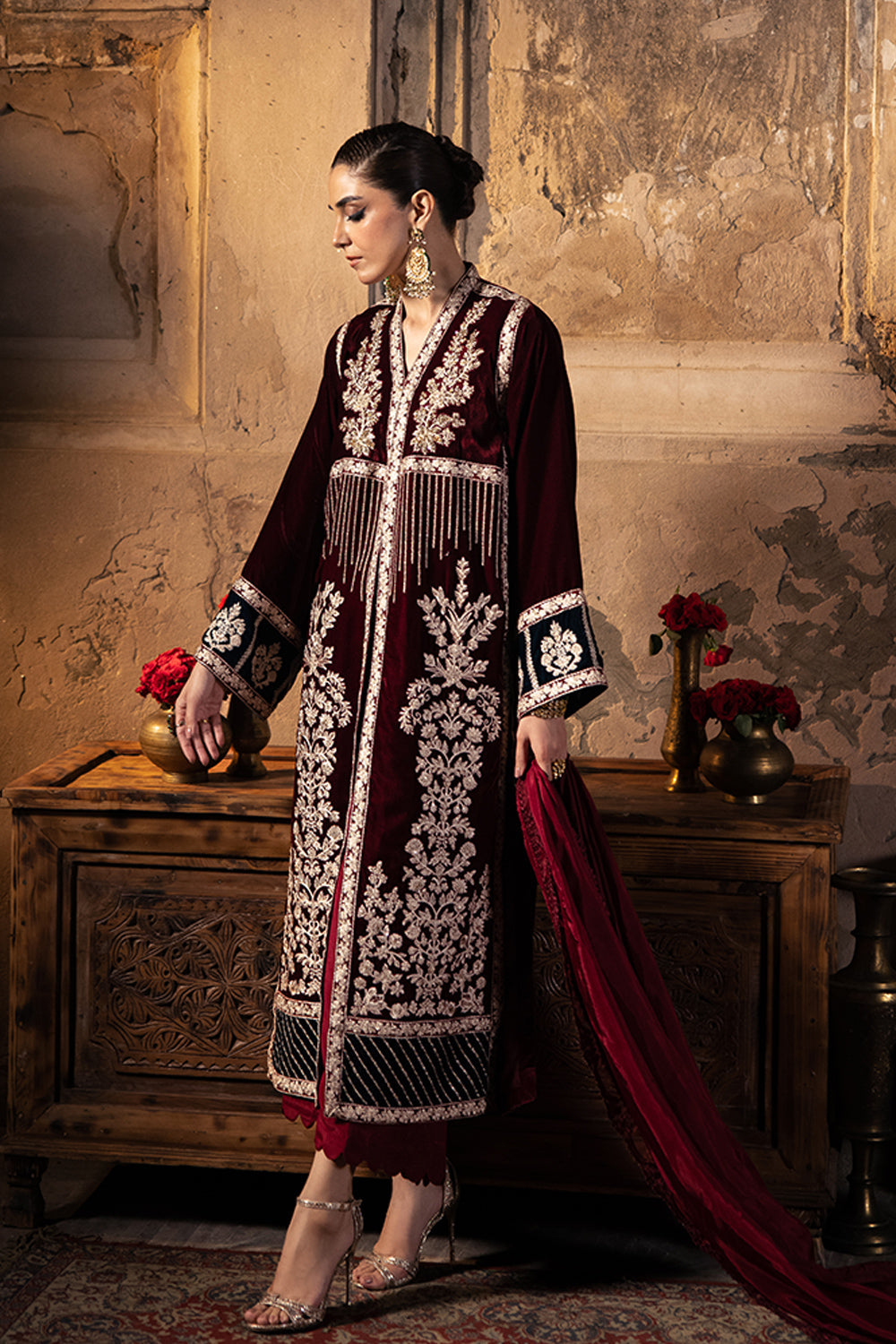 Azure | Vogue Formals | Scarlet Majesty -  Azure Ladies Clothes - Original Designer Dress - House of Maryam