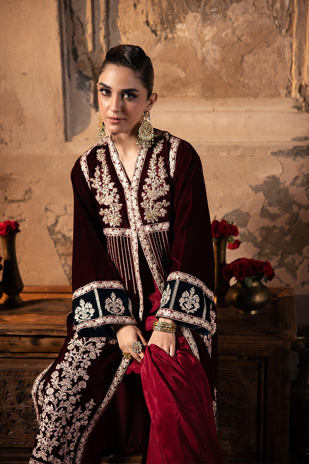 Azure | Vogue Formals | Scarlet Majesty -  Azure Ladies Clothes - Original Designer Dress - House of Maryam