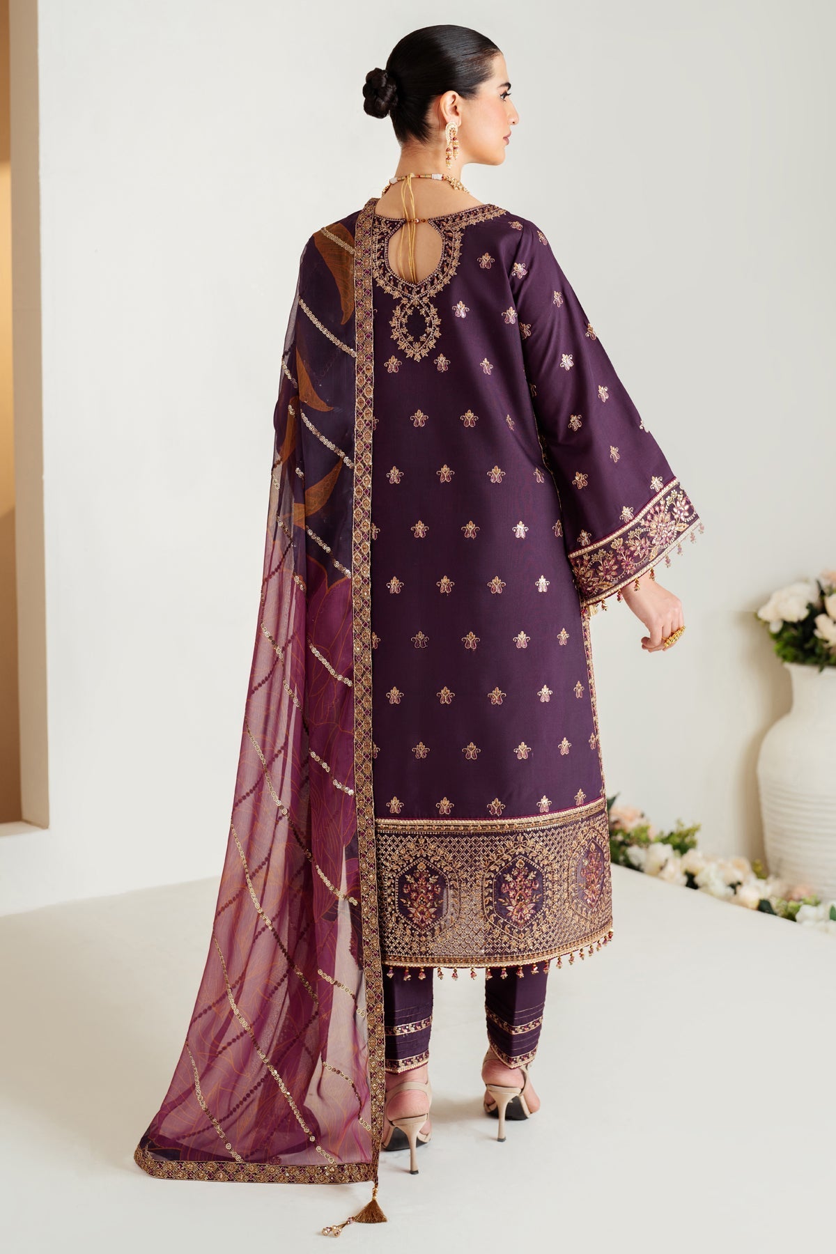 Alizeh | Luxury Raw Silk | AF-RS-05-SCARLET -  Alizeh Ladies Clothes -  House of Maryam