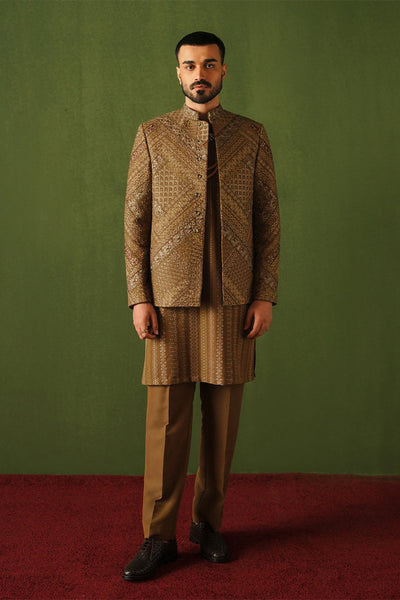 Republic By Omar Farooq | Luxury Rtw | "Usher" Kurta Pajama -  Republic by Omar Farooq Luxury RTW - Original Designer Dress - House of Maryam