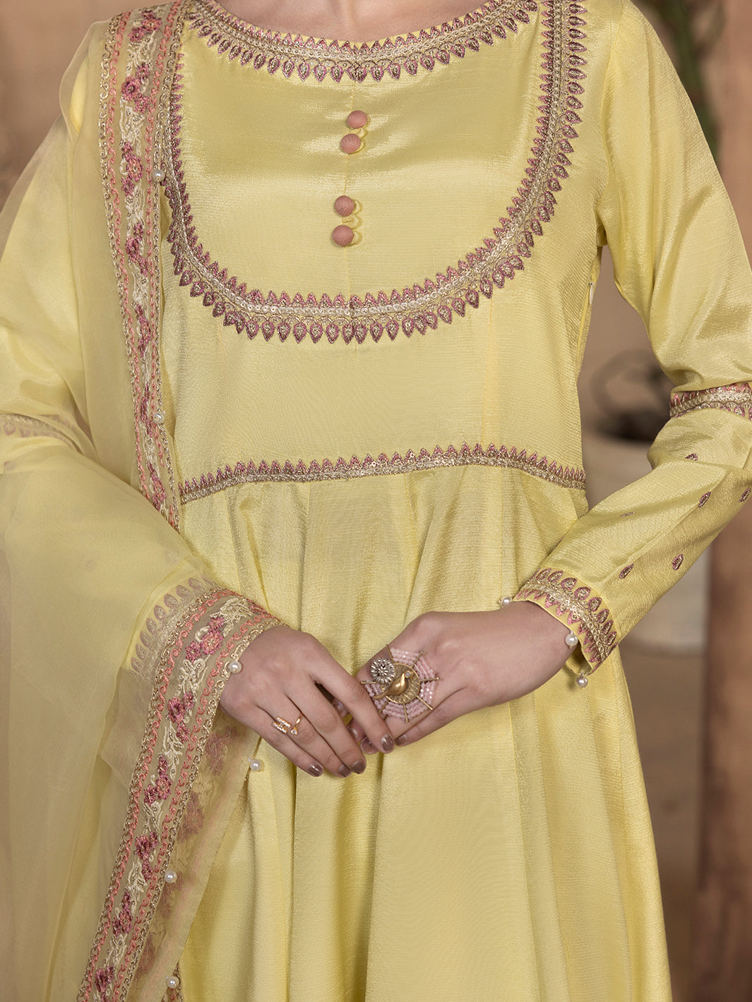 Hem Stitch | Raw Silk Edit 25 | Sehar -  Hemstitch Ladies Clothes - Original Designer Dress - House of Maryam