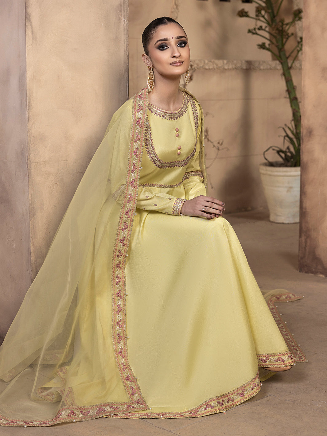 Hem Stitch | Raw Silk Edit 25 | Sehar -  Hemstitch Ladies Clothes - Original Designer Dress - House of Maryam