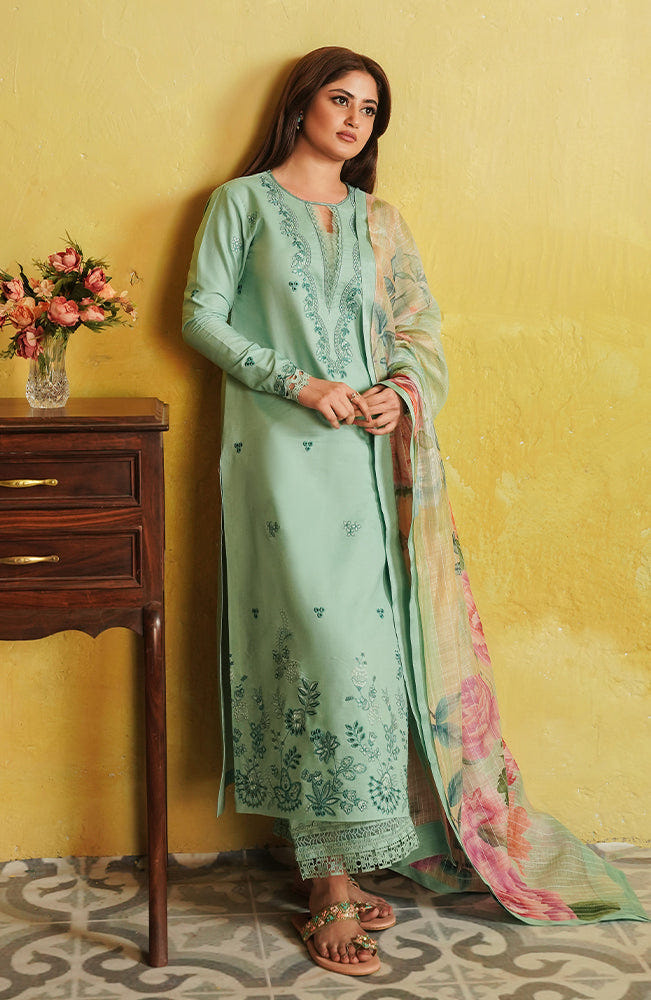 Seran | Afsanah Lawn 24 | Mushk -  Seran Luxury - Original Designer Dress - House of Maryam