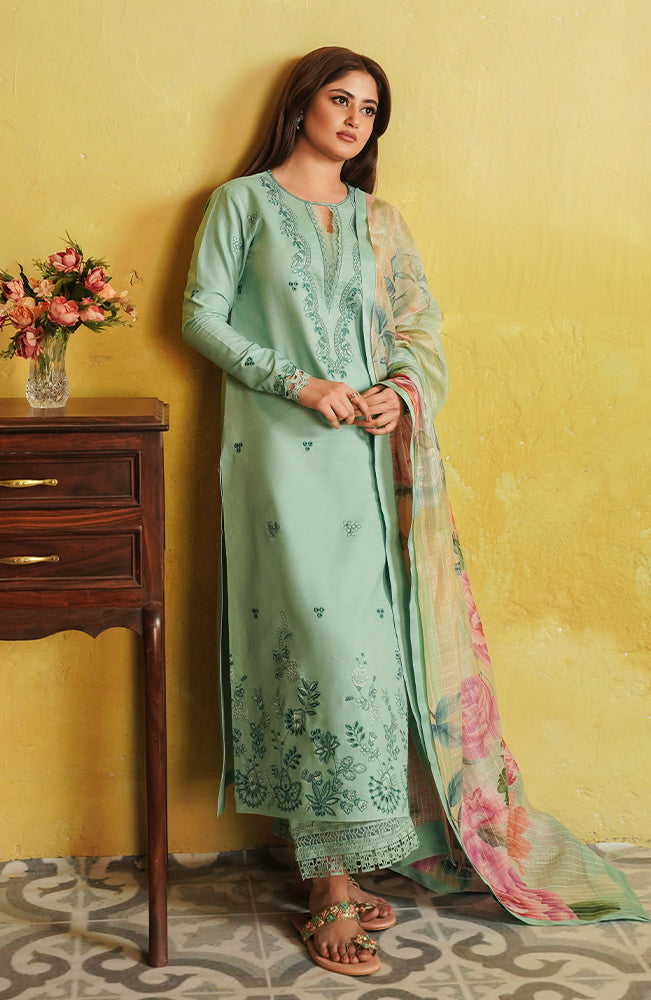 Seran | Afsanah Lawn 24 | Mushk -  Seran Luxury - Original Designer Dress - House of Maryam