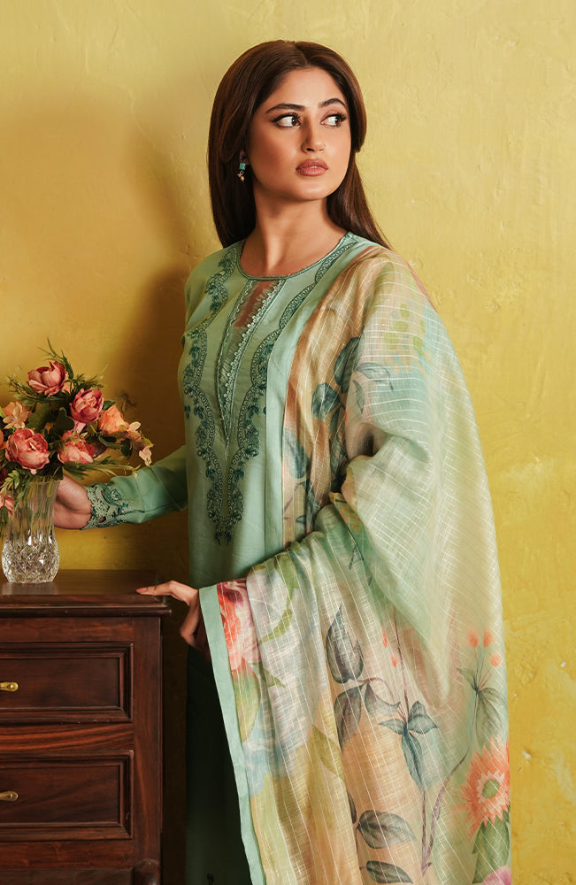 Seran | Afsanah Lawn 24 | Mushk by Designer Seran - House of Maryam - Pakistani Designer Ethnic Wear in {{ shop.shopifyCountryName }}