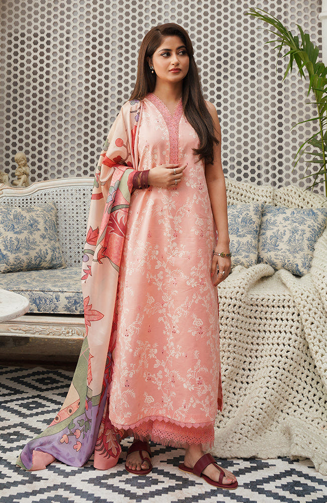 Seran | Afsanah Lawn 24 | Elnaz -  Seran Luxury - Original Designer Dress - House of Maryam