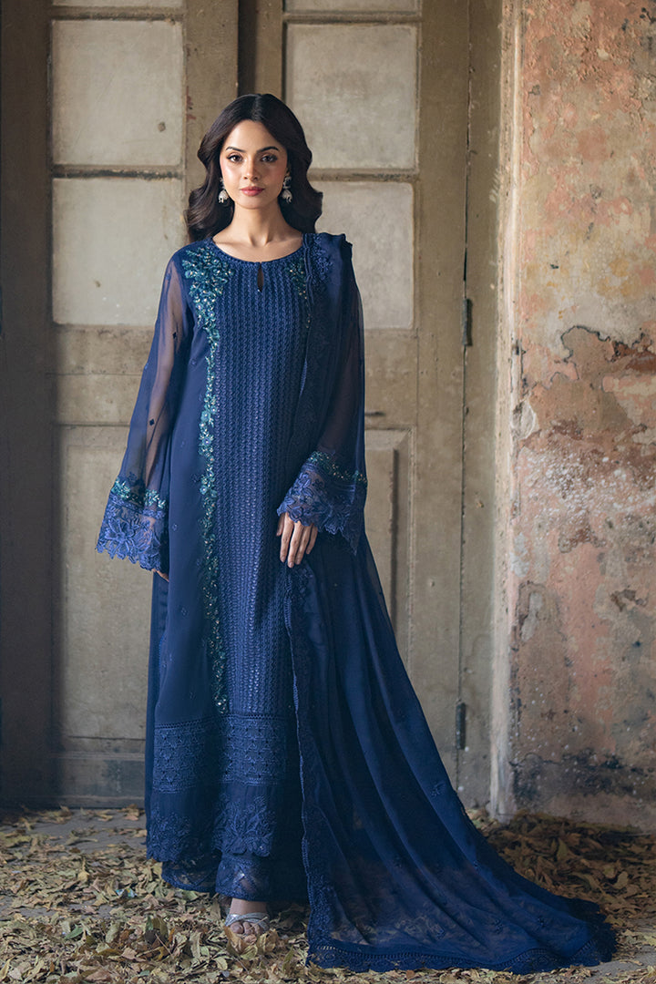 Azure | Ensembles Embroidered Formals | Serene Sapphire -  Azure Ladies Clothes - Original Designer Dress - House of Maryam