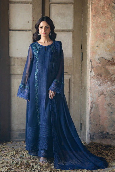 Azure | Ensembles Embroidered Formals | Serene Sapphire -  Azure Ladies Clothes - Original Designer Dress - House of Maryam