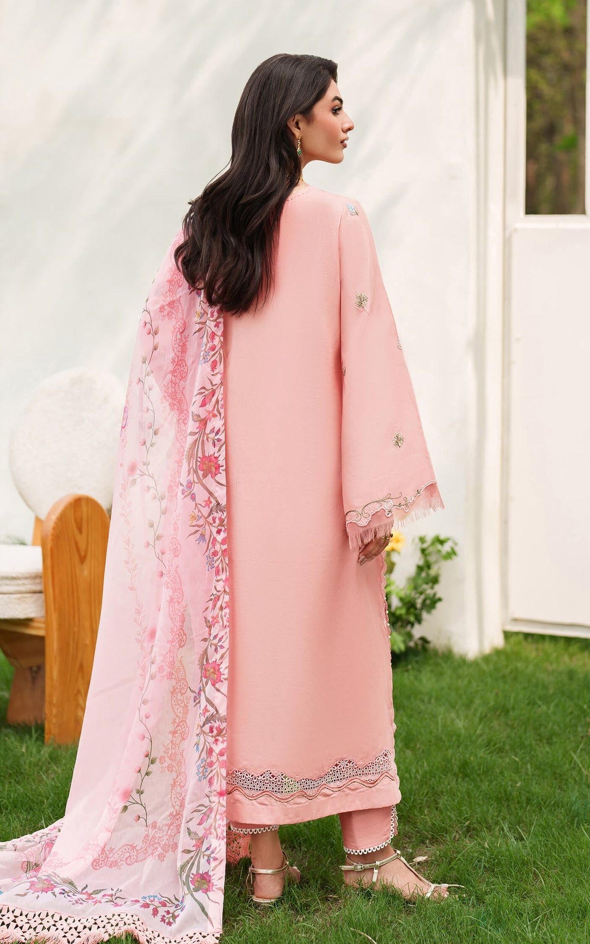 Asifa and Nabeel | Eden Cambric 25 | Serene Blush ECU25-01 -  Asifa and Nabeel Ladies Clothes - Original Designer Dress - House of Maryam