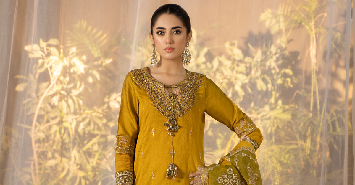 Maira B | Ready to Wear | SF-EF24-75 -  Maria B Luxury Formals -  House of Maryam