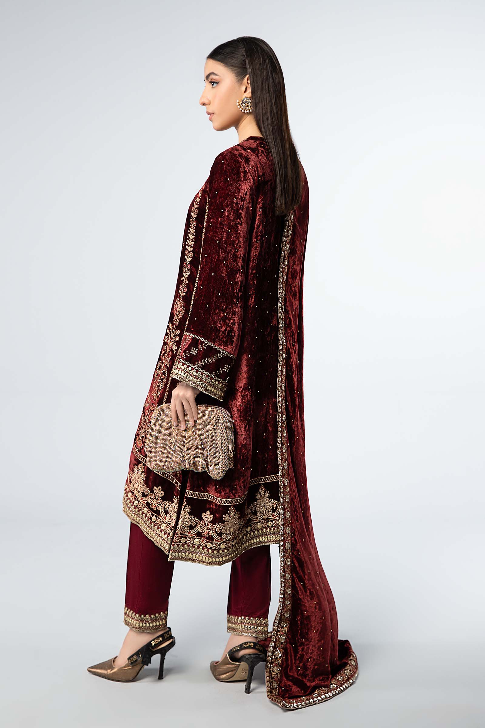 Maira B | Ready to Wear | SF-W24-14 -  Maria B Luxury Formals -  House of Maryam