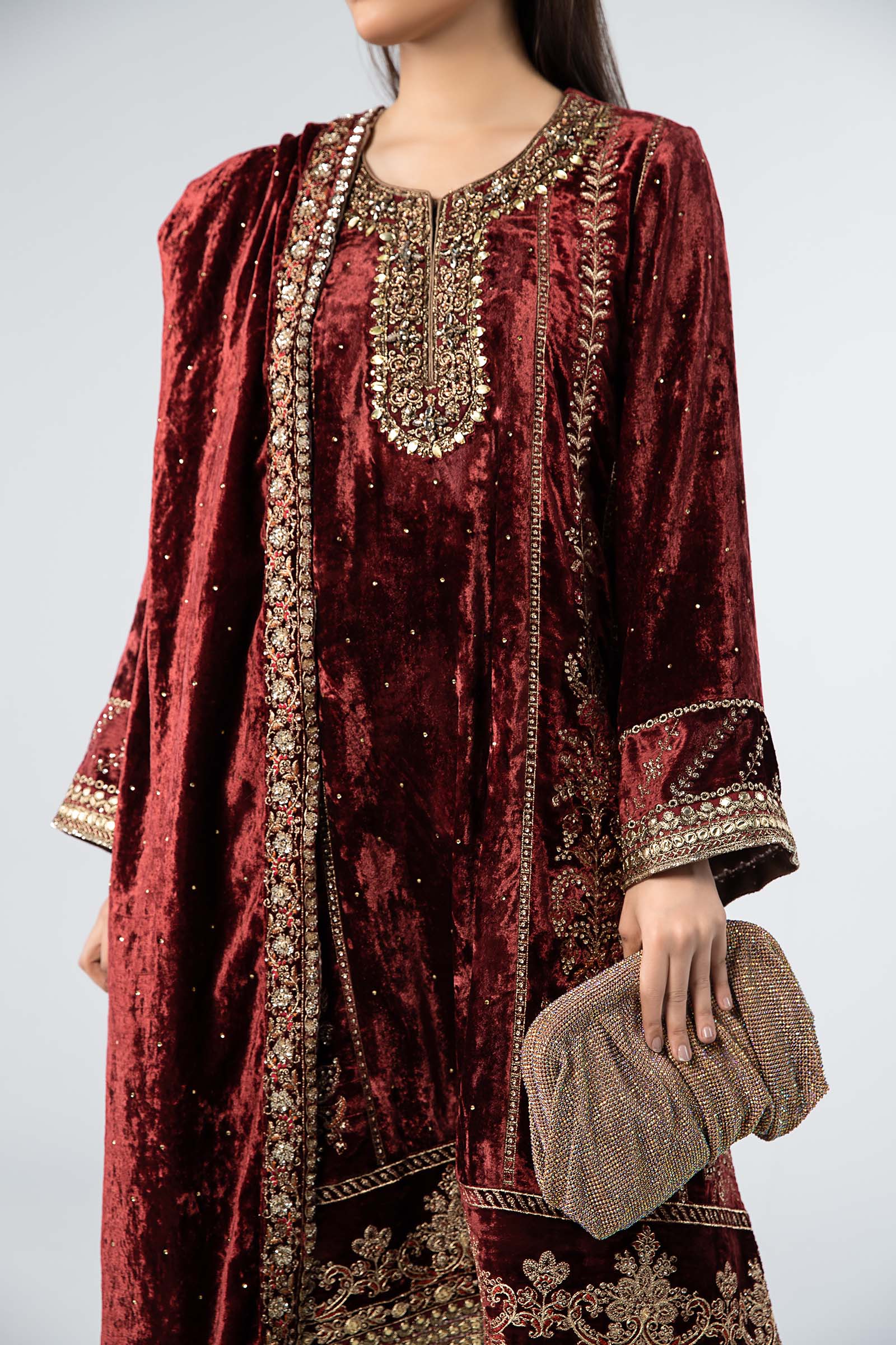 Maira B | Ready to Wear | SF-W24-14 -  Maria B Luxury Formals -  House of Maryam